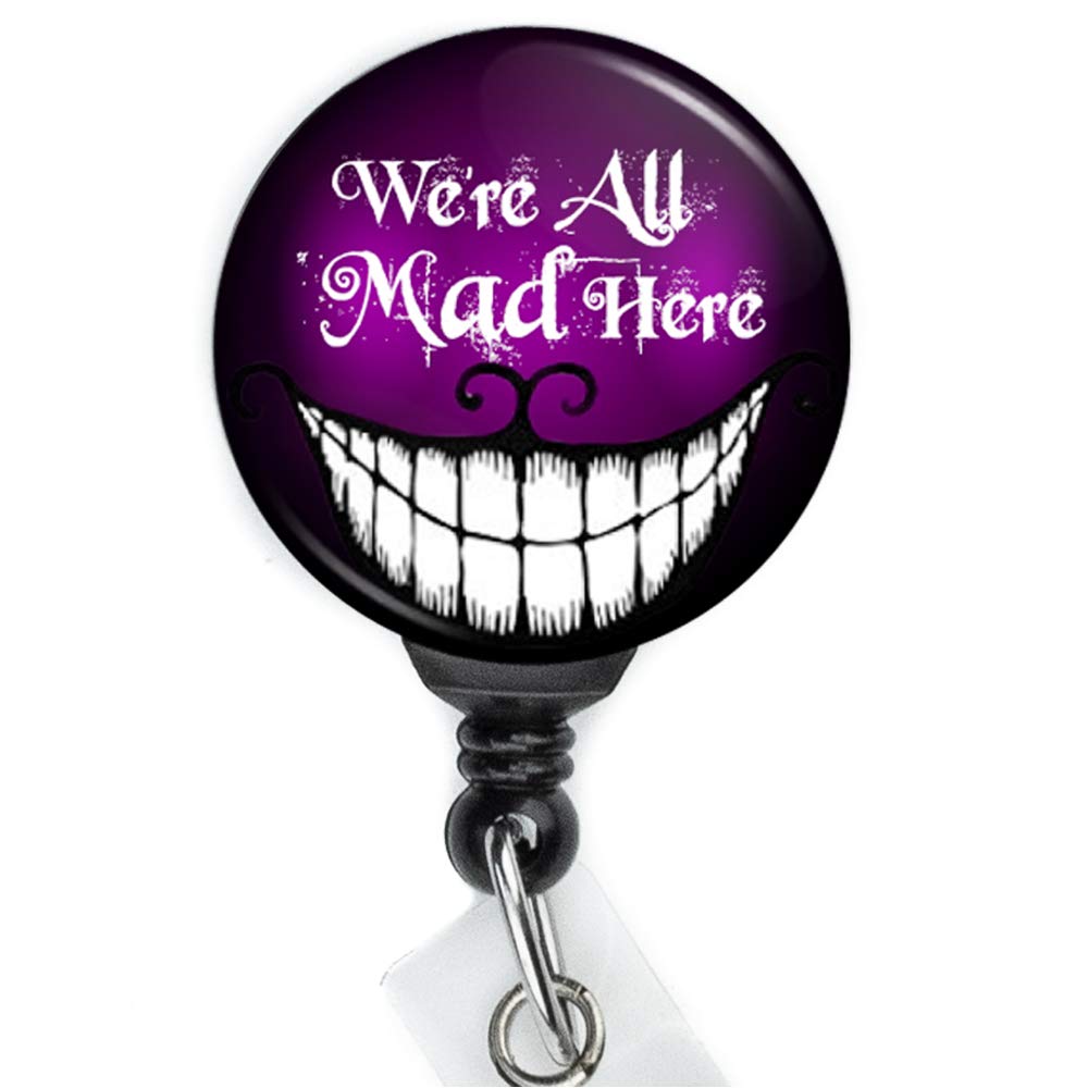 Blonde Cringe Doll Nurse Badge Reel – Cute Retractable ID Holder for Nurses, Nursing Students & Medical Staff – Fun Badge Clip for Work, Clinic, or Hospital