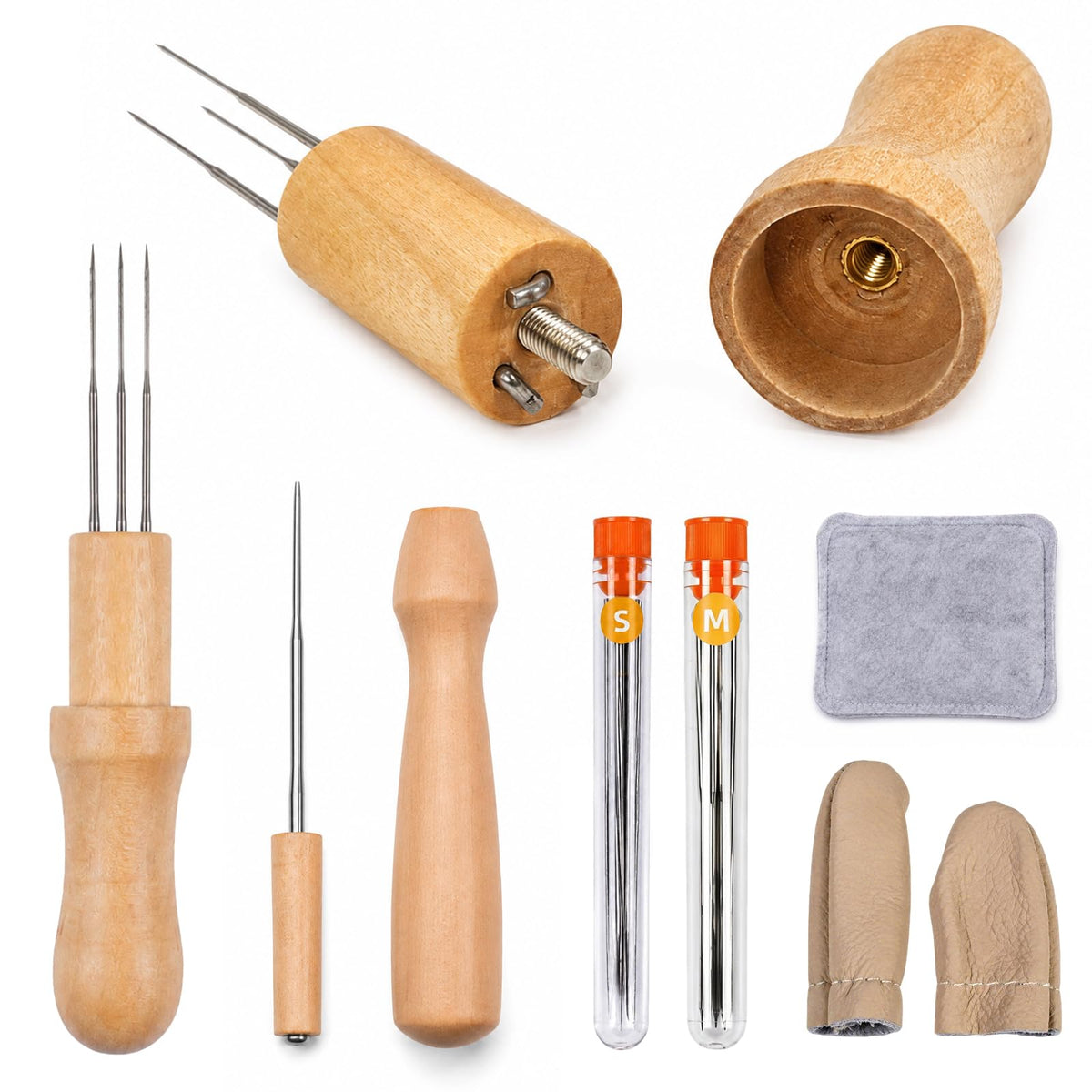 26-Piece Needles Felting kit Tools Needles Wool Felting Soft Needle Felting Pad with 2 Sizes Felting Needles for Needle Felting Craft DIY