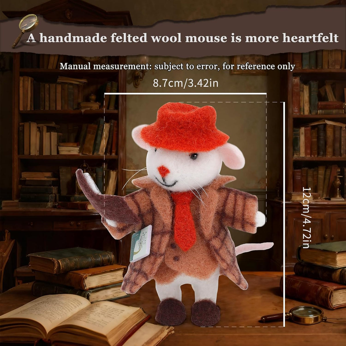 Mayboos Needle Felting Kit, Mouse Animal Needle Felting Beginner Kits