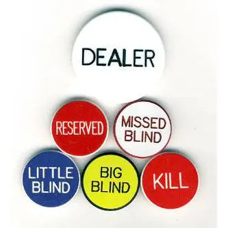 Dealer Button & Lammer Poker Set