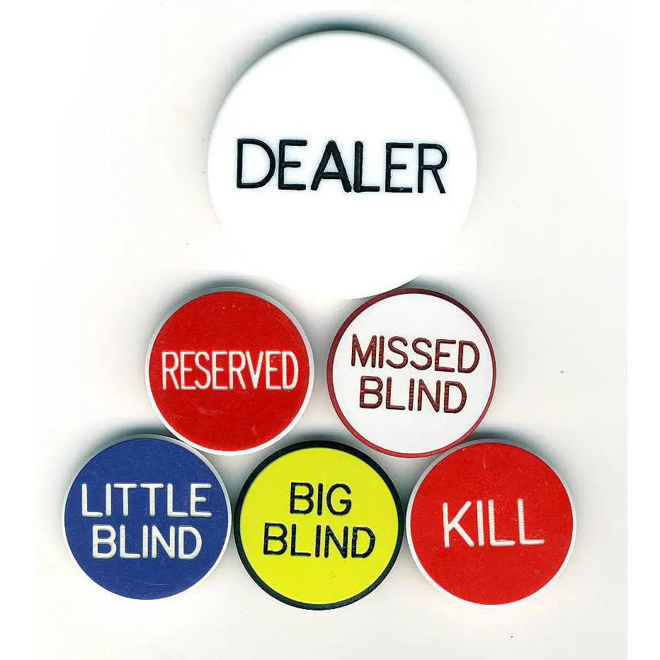 Dealer Button & Lammer Poker Set