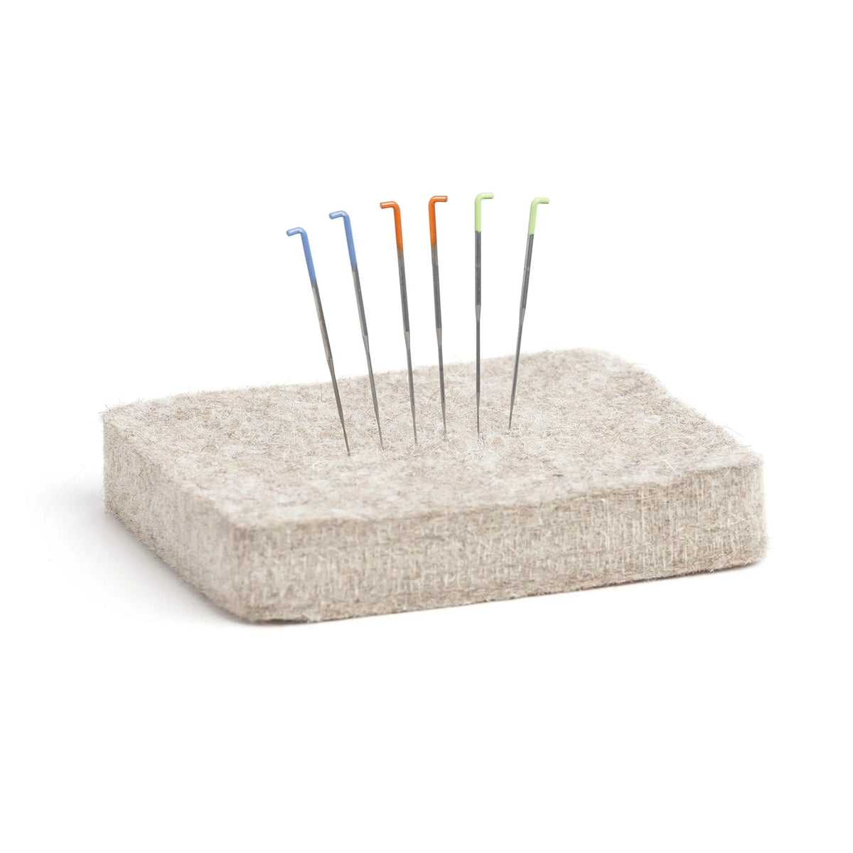 Complete Needle Felting Kit for Beginners - Wool, Needles, Pad & Leather Finger Guards - Complete USA Assembled Set
