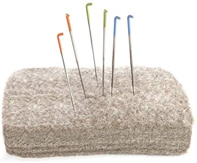 Needle Felting Kit, Basic Tools with 15 Groz-Beckert Needles, Pad & Case