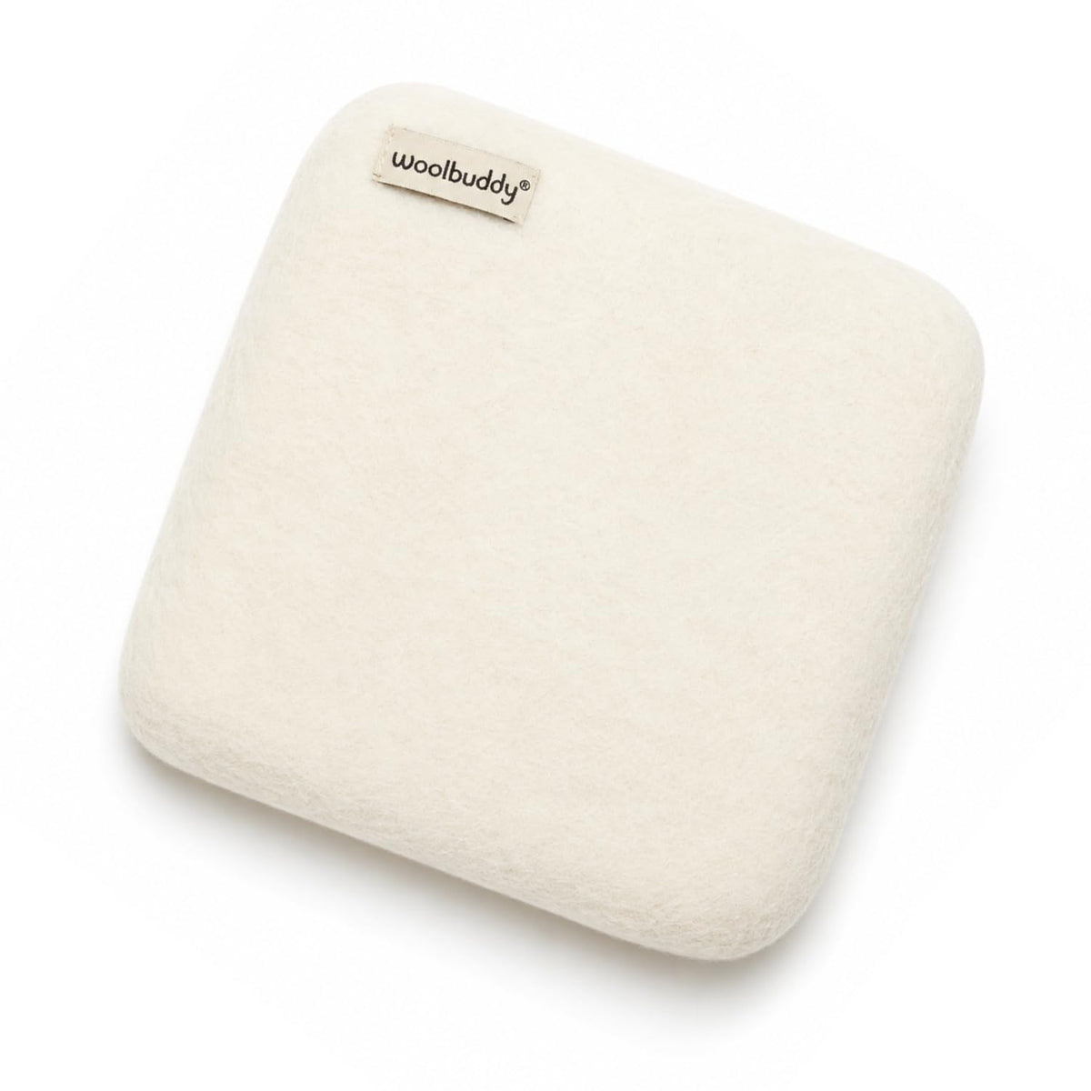 Woolbuddy Needle Felting Mat 10 x 10 x 1.5 Inch (Olive), Pure Wool Felt Pad