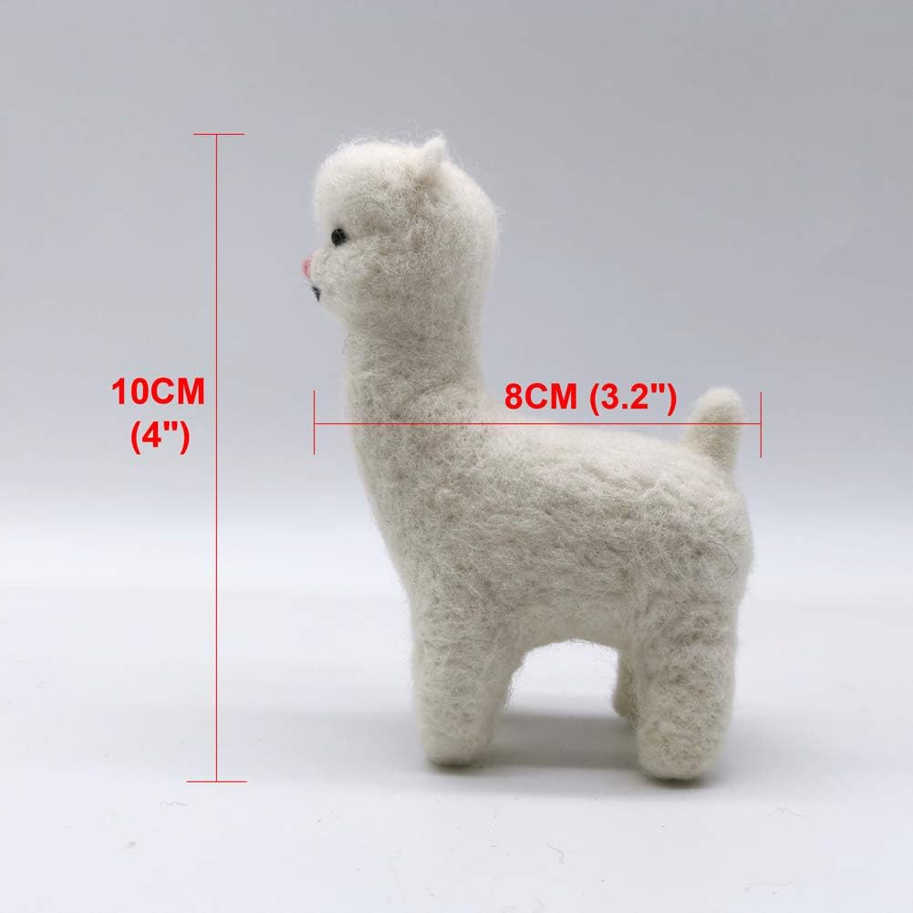 Artec360 Alpaca Needle Felting Kits for Beginners with Enough Accessories 1.2x3x4 inch