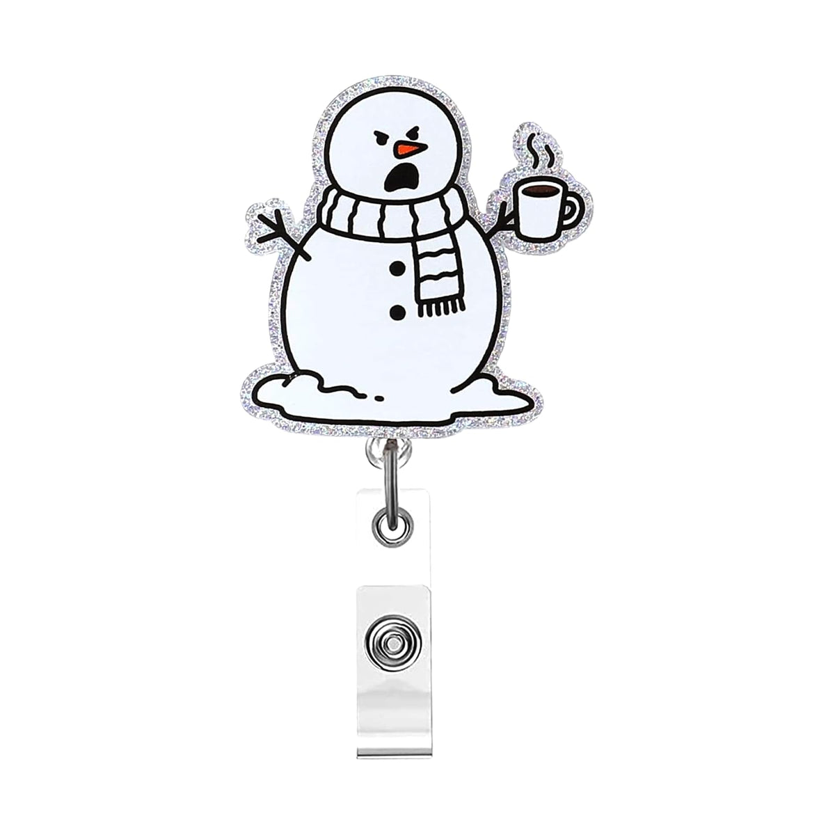 Retractable Badge Reel, Cute Badge Reels for Nurse Badge Holder with Alligator Clip for Doctor Teacher Shark