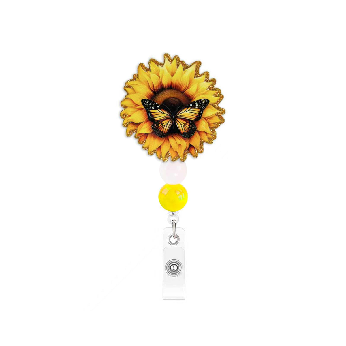 Retractable Badge Reel, Cute Badge Reels for Nurse Badge Holder with Alligator Clip for Doctor Teacher Shark