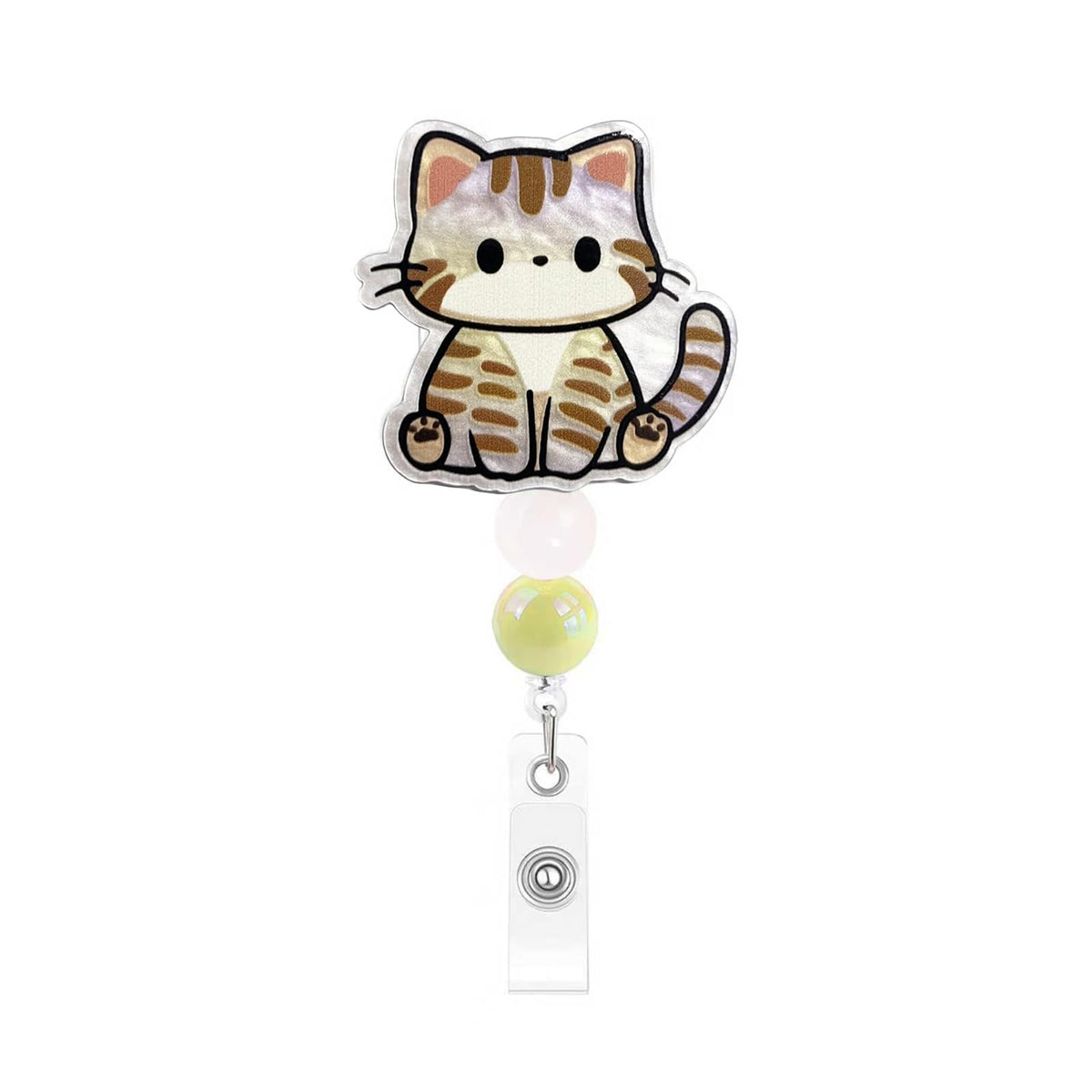 Retractable Badge Reel, Cute Badge Reels for Nurse Badge Holder with Alligator Clip for Doctor Teacher Shark