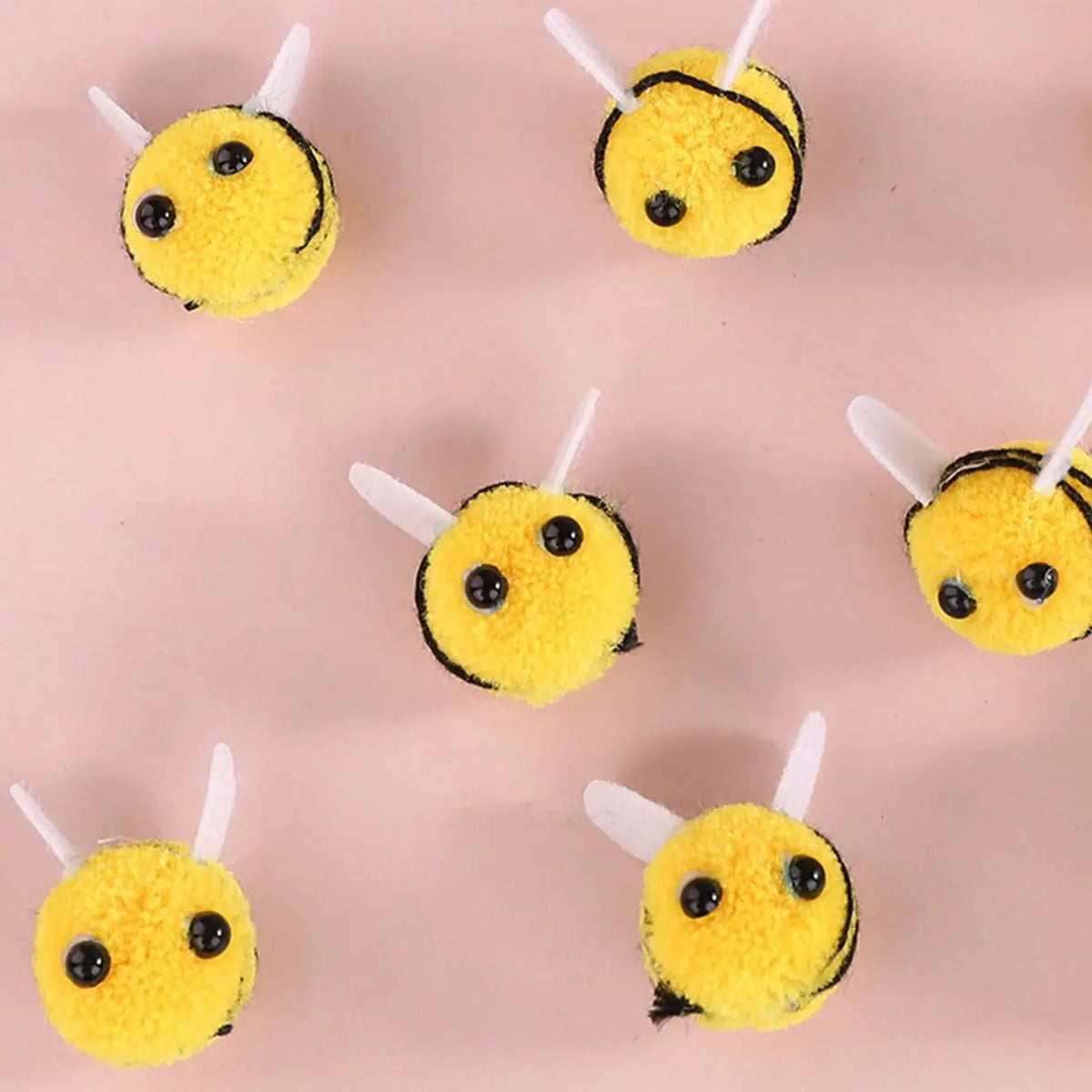 Handmade DIY Bee Ball Toys Set, Decorative Home Accessories, Party Room Plant Fabric Ornament, Fun Insect Design, Ideal Gift Choice