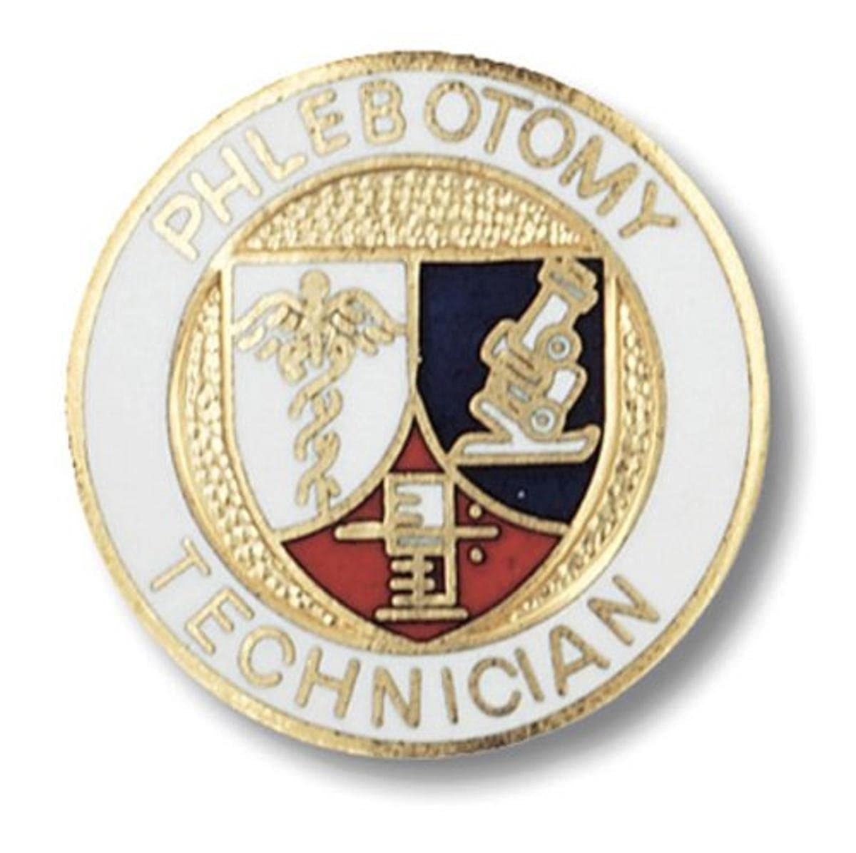Prestige Medical Emblem Pin, Paramedic (Star of Life Design)