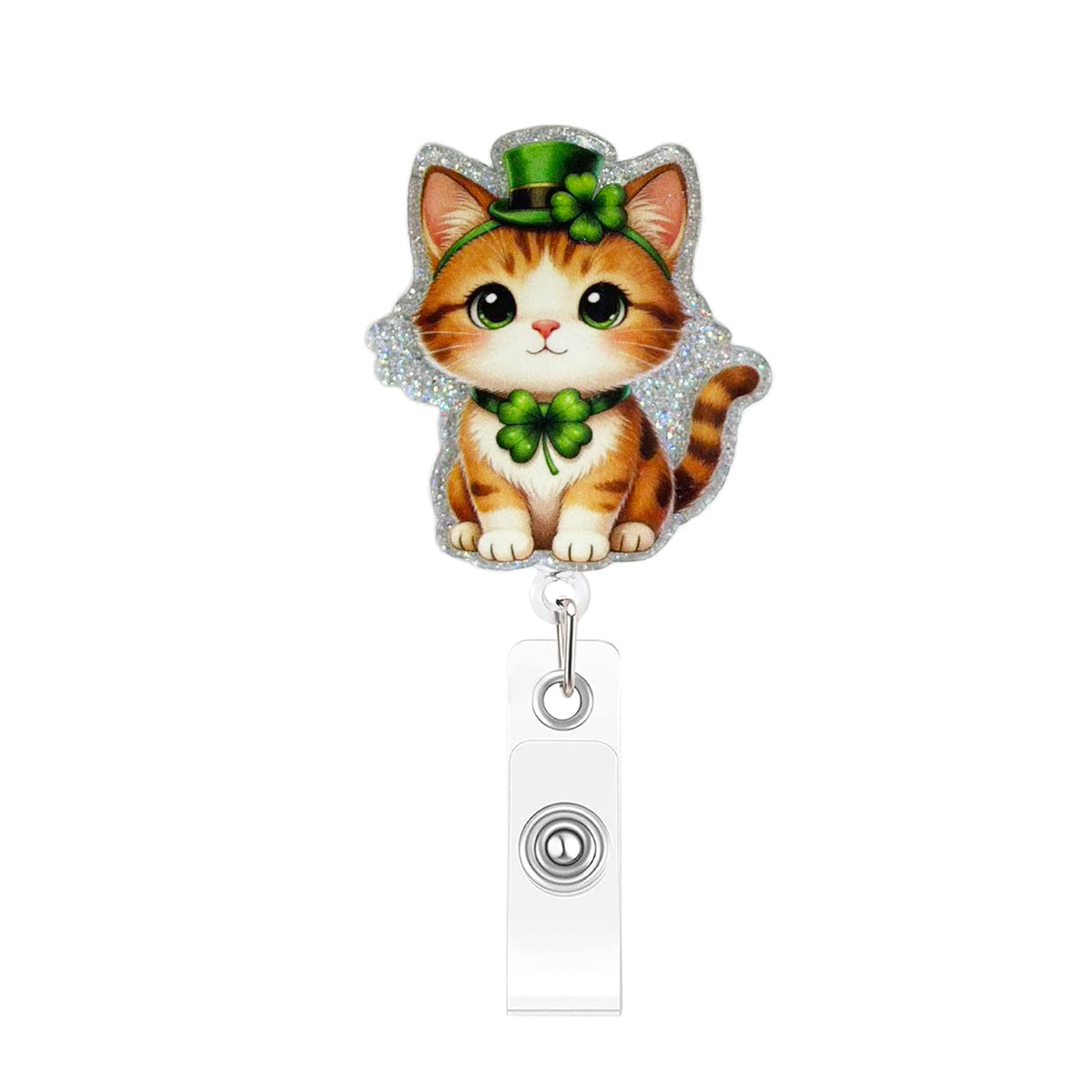 Retractable Badge Reel, Cute Badge Reels for Nurse Badge Holder with Alligator Clip for Doctor Teacher Shark