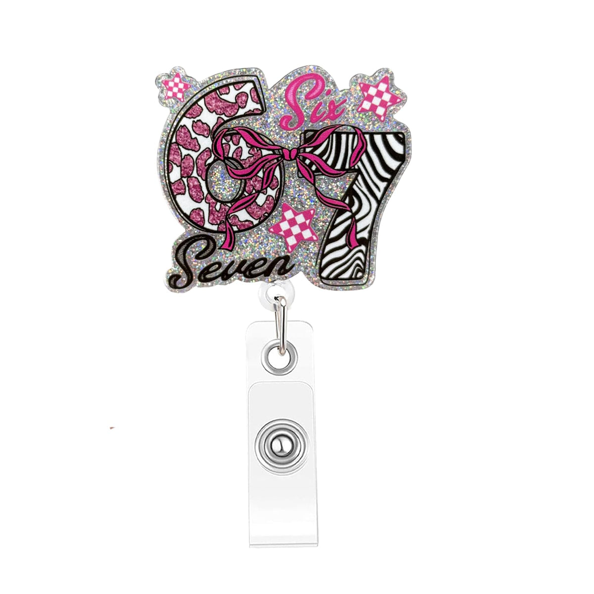 Retractable Badge Reel, Cute Badge Reels for Nurse Badge Holder with Alligator Clip for Doctor Teacher Shark