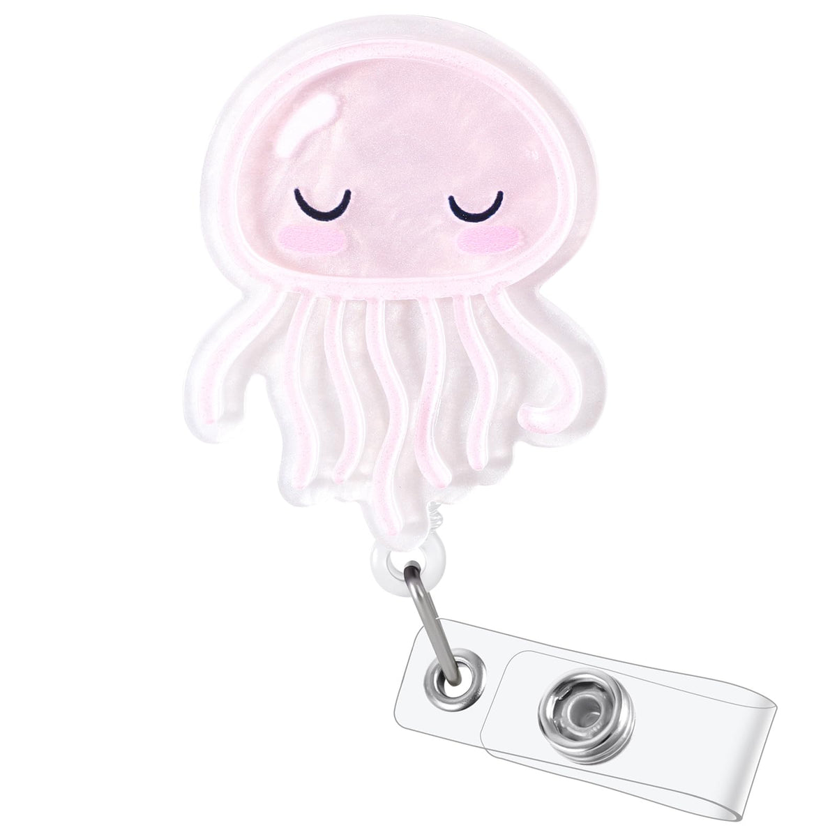 Funny Turtle Nurse Badge Reel, Cute Retractable Work Badge Holder