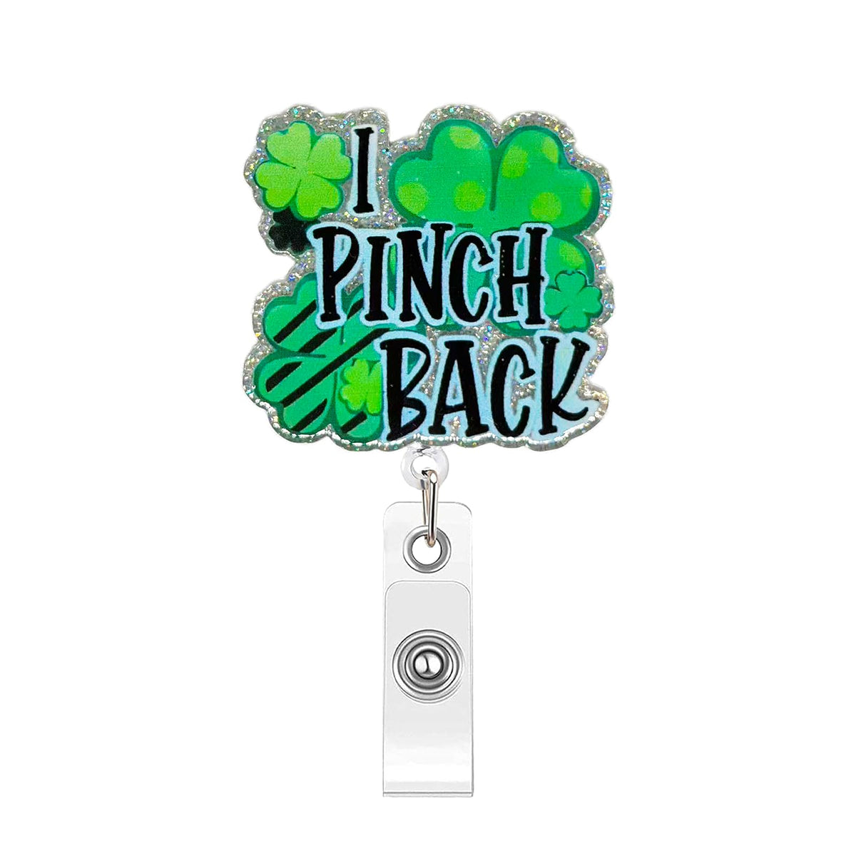 Retractable Badge Reel, Cute Badge Reels for Nurse Badge Holder with Alligator Clip for Doctor Teacher Shark