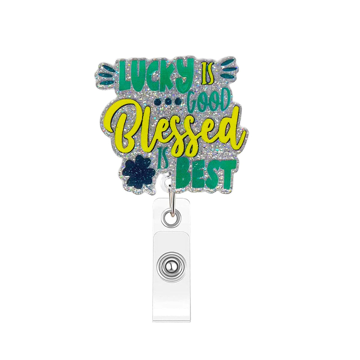 Retractable Badge Reel, Cute Badge Reels for Nurse Badge Holder with Alligator Clip for Doctor Teacher Shark