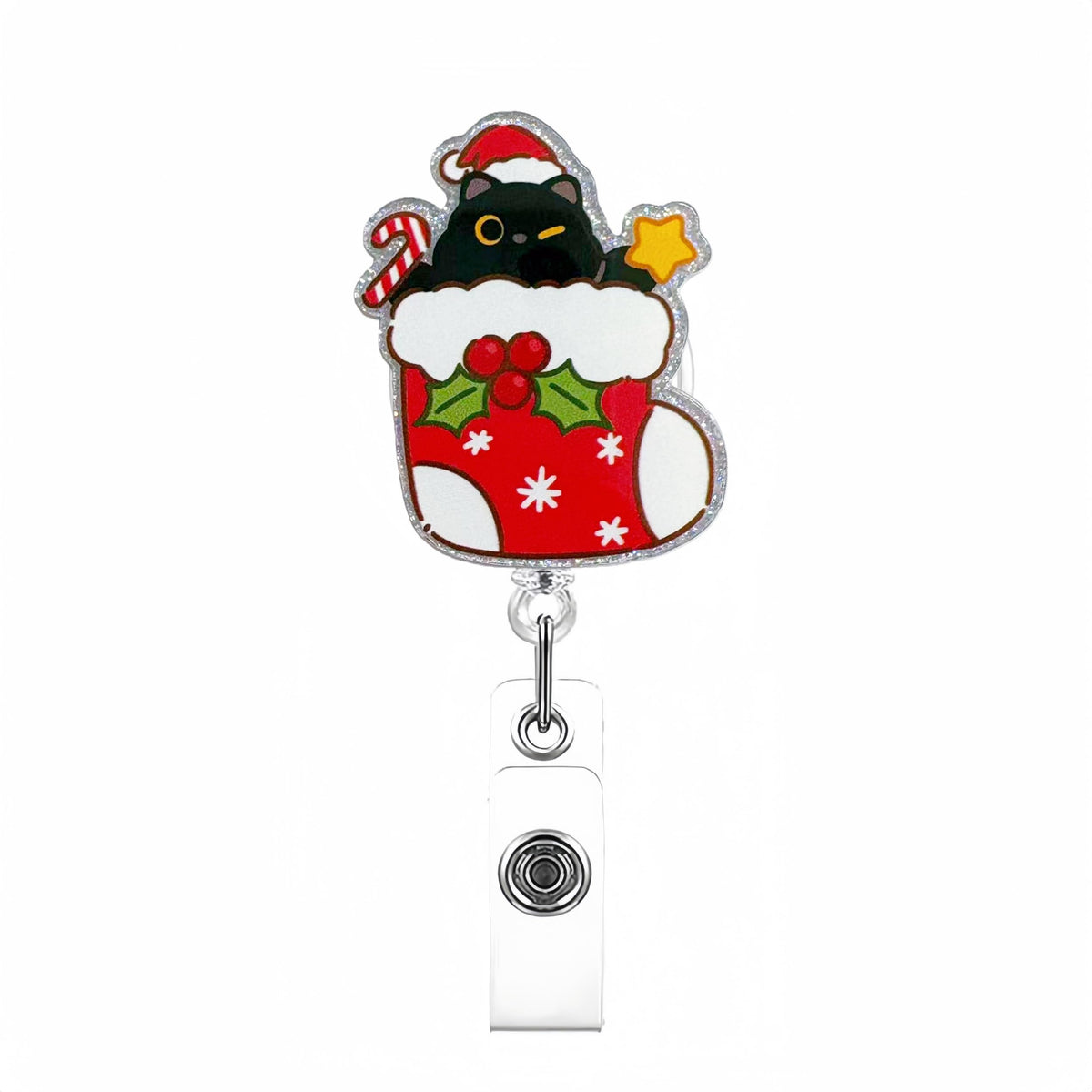Retractable Badge Reel, Cute Badge Reels for Nurse Badge Holder with Alligator Clip for Doctor Teacher Shark