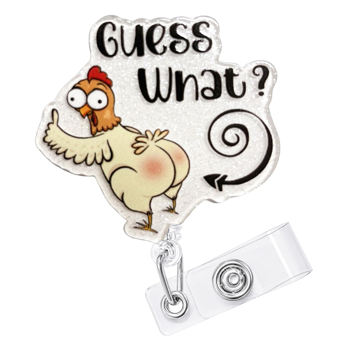 Funny Colorful Cat Nurse Badge Reel, Cute Retractable Work Badge Holder