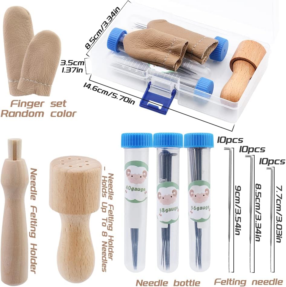 IMZAY Needle Felting Tools, Needle Felting Supplies Needles Felting Needles