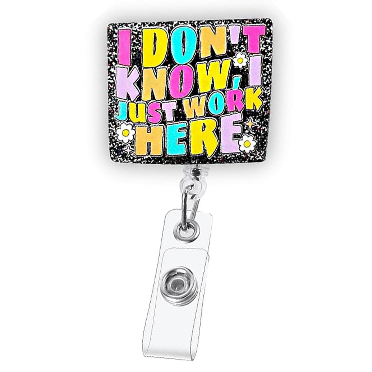 Sana Sana Colita De Rana Funny Badge Reel, Retractable RN Nurse ID Holder