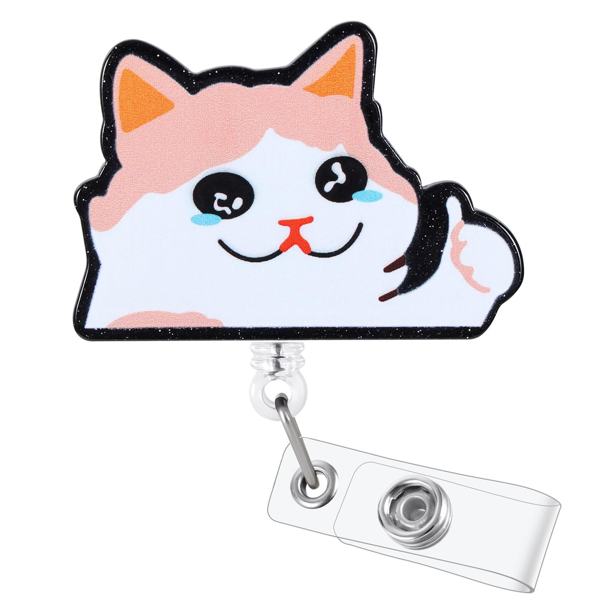 Sana Sana Colita De Rana Funny Badge Reel, Retractable RN Nurse ID Holder