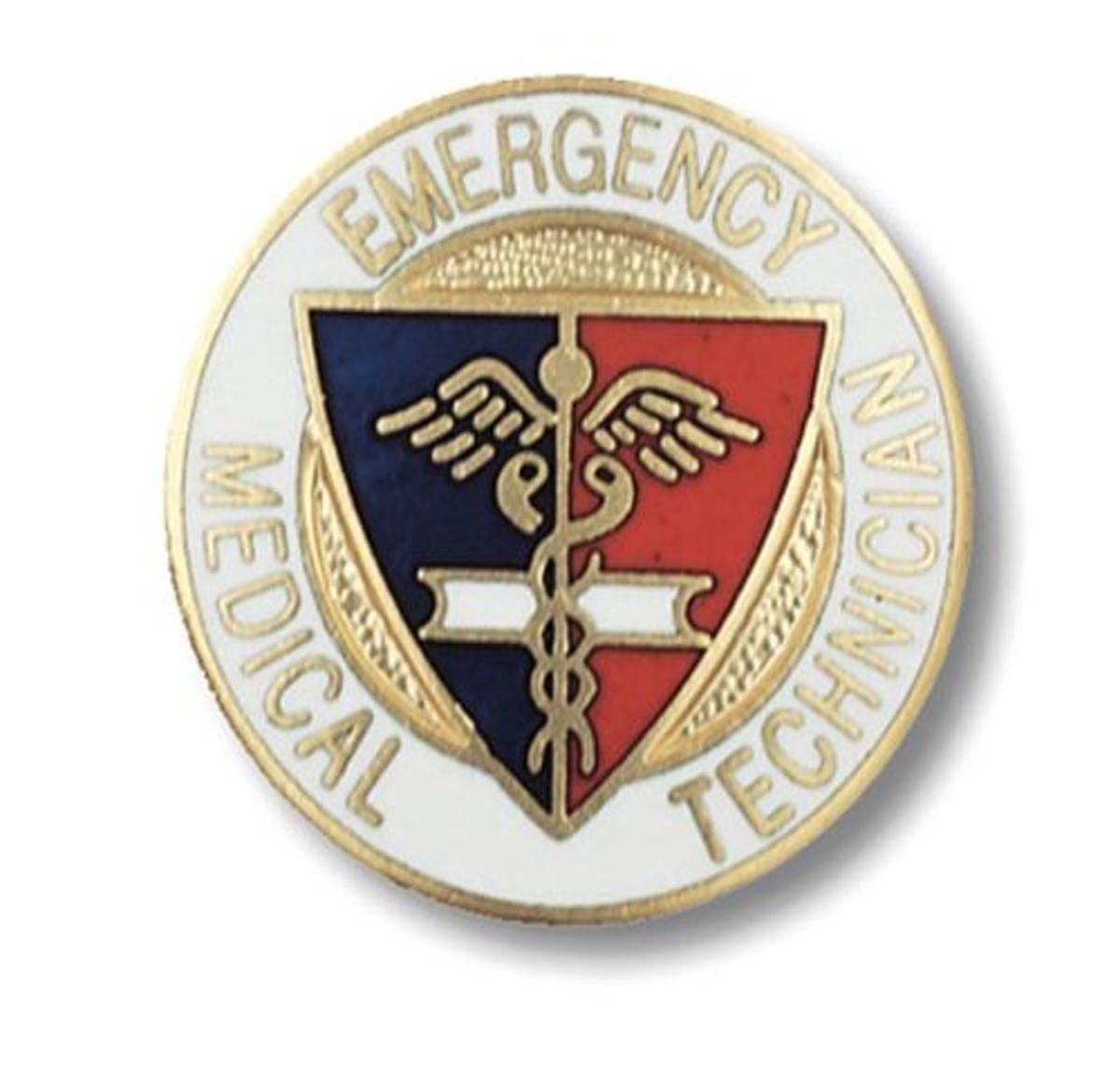 Prestige Medical Emblem Pin, Paramedic (Star of Life Design)