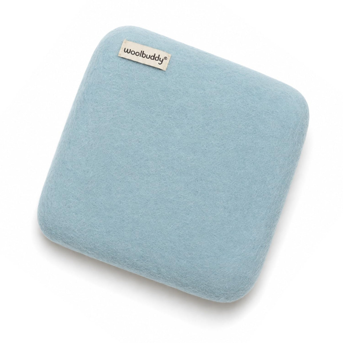 Woolbuddy Needle Felting Mat 10 x 10 x 1.5 Inch (Olive), Pure Wool Felt Pad
