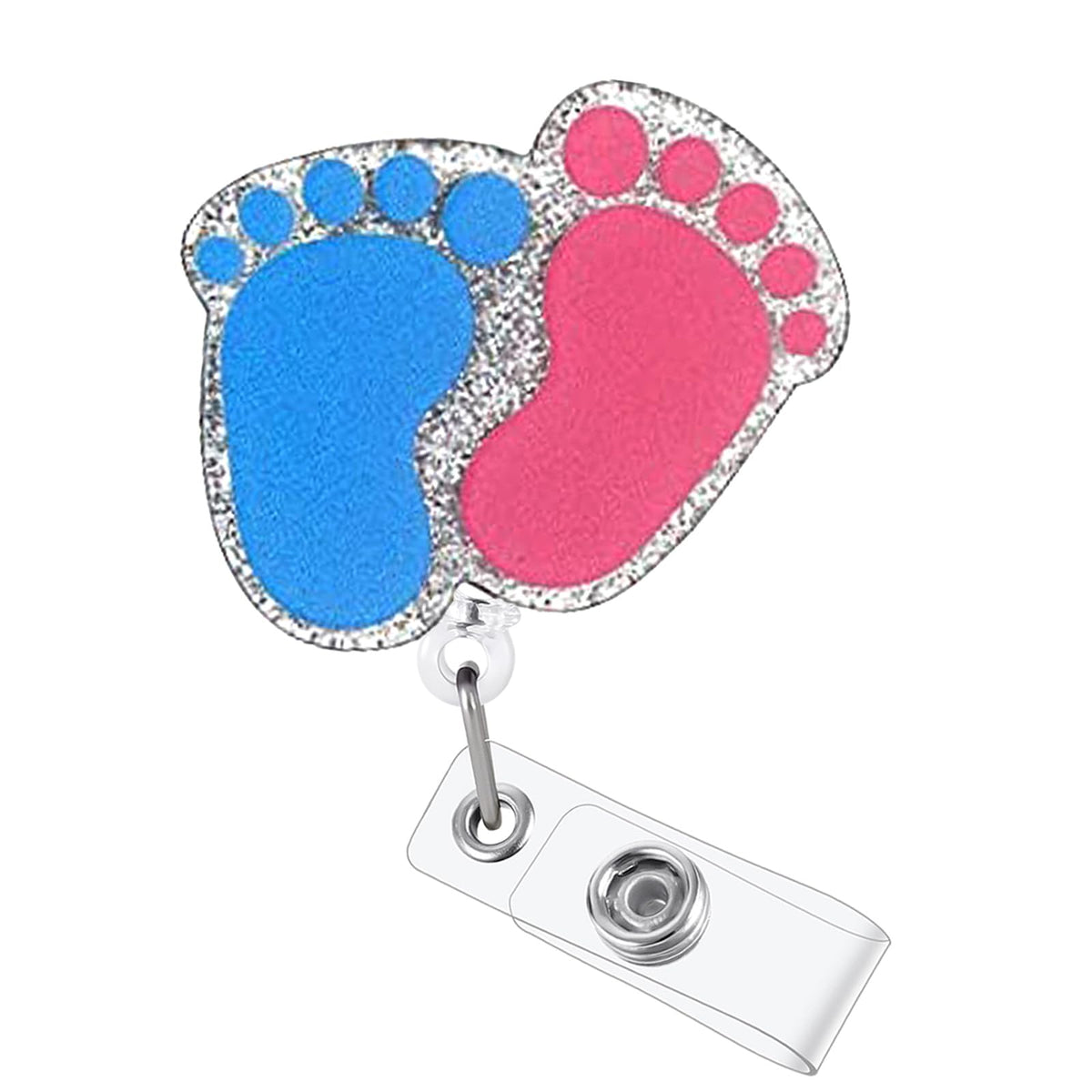 Sana Sana Colita De Rana Funny Badge Reel, Retractable RN Nurse ID Holder