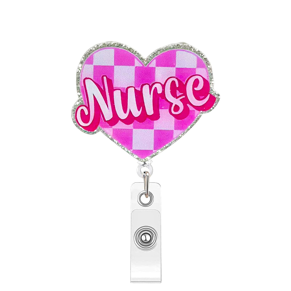 Retractable Badge Reel, Cute Badge Reels for Nurse Badge Holder with Alligator Clip for Doctor Teacher Shark