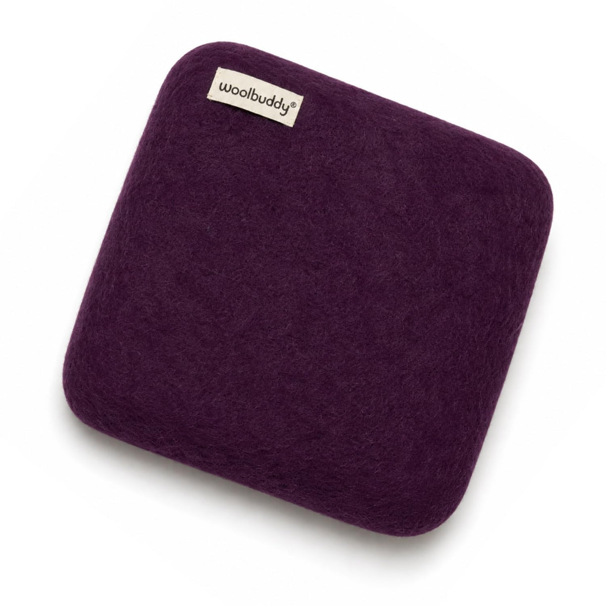Woolbuddy Needle Felting Mat 10 x 10 x 1.5 Inch (Olive), Pure Wool Felt Pad