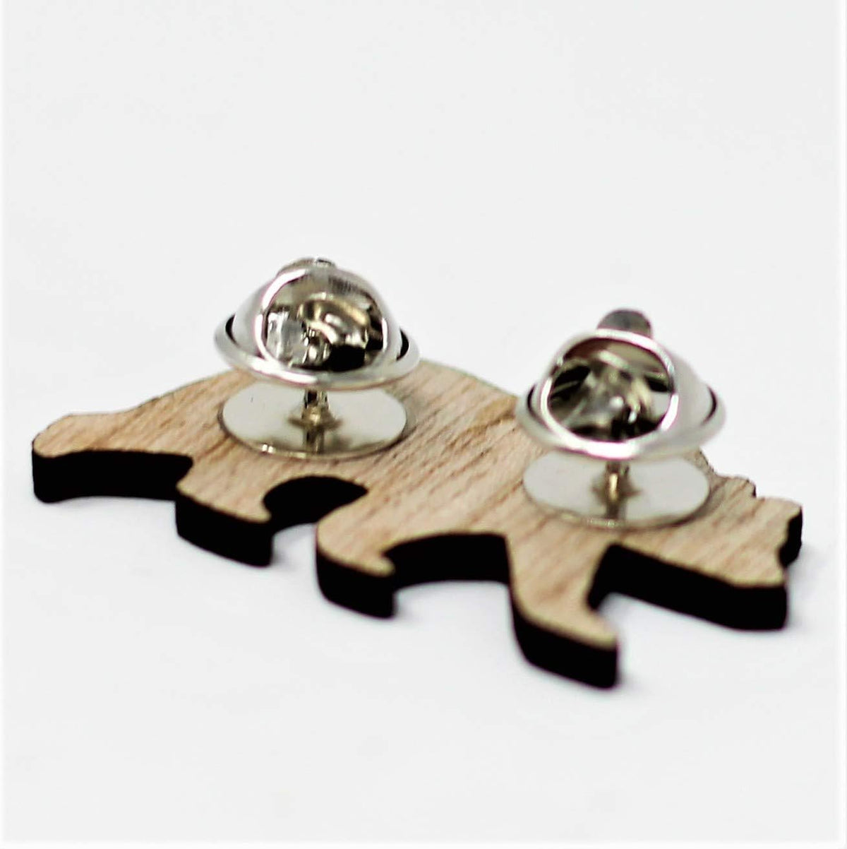 Papa Bear Wood Pin | Unique Father's Day Gifts for Dad Brooch