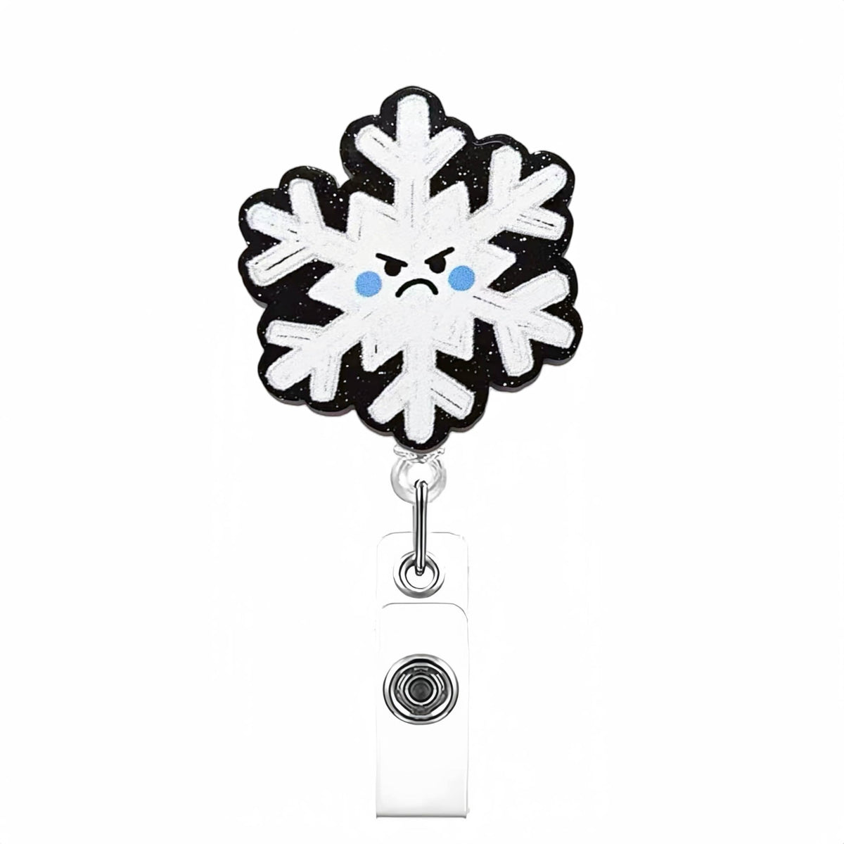 Yellow Sunflower Butterfly Badge Clip Cute Funny Badge Reels Retractable Name Badge Reel Glitter Badge Clip Summer Retractable Badge Holders Id Badge Reel for Nurse Doctor Student Office Gifts
