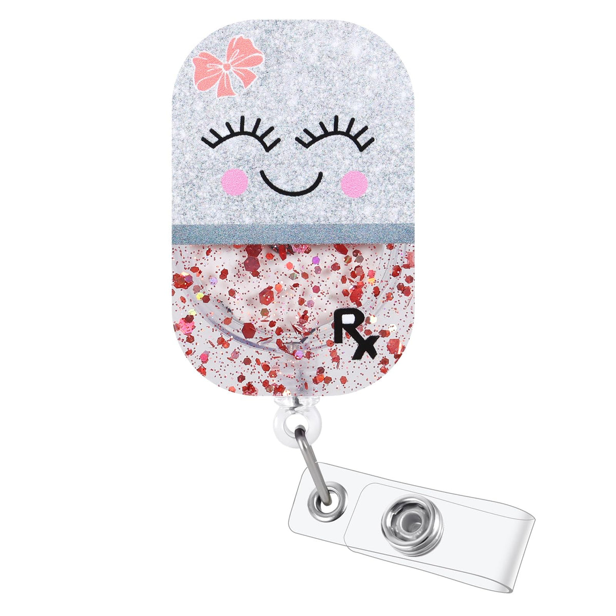 Funny Turtle Nurse Badge Reel, Cute Retractable Work Badge Holder