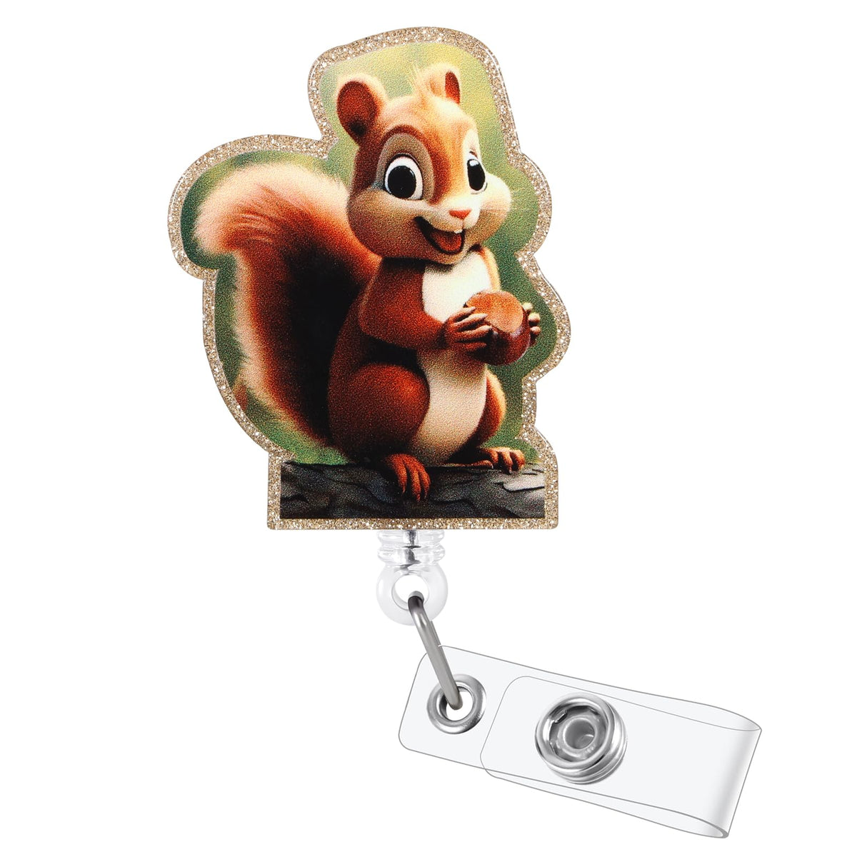 Funny Turtle Nurse Badge Reel, Cute Retractable Work Badge Holder