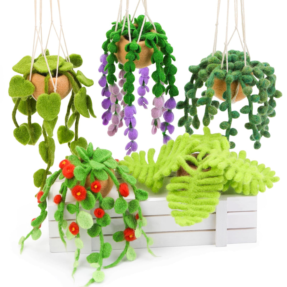OEHPICC Needle Felting Kit for Beginners, Monstera Potted Plant Felt Kit
