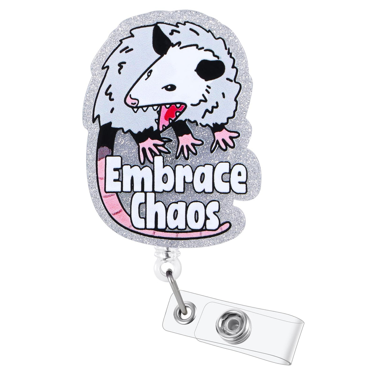 Sana Sana Colita De Rana Funny Badge Reel, Retractable RN Nurse ID Holder