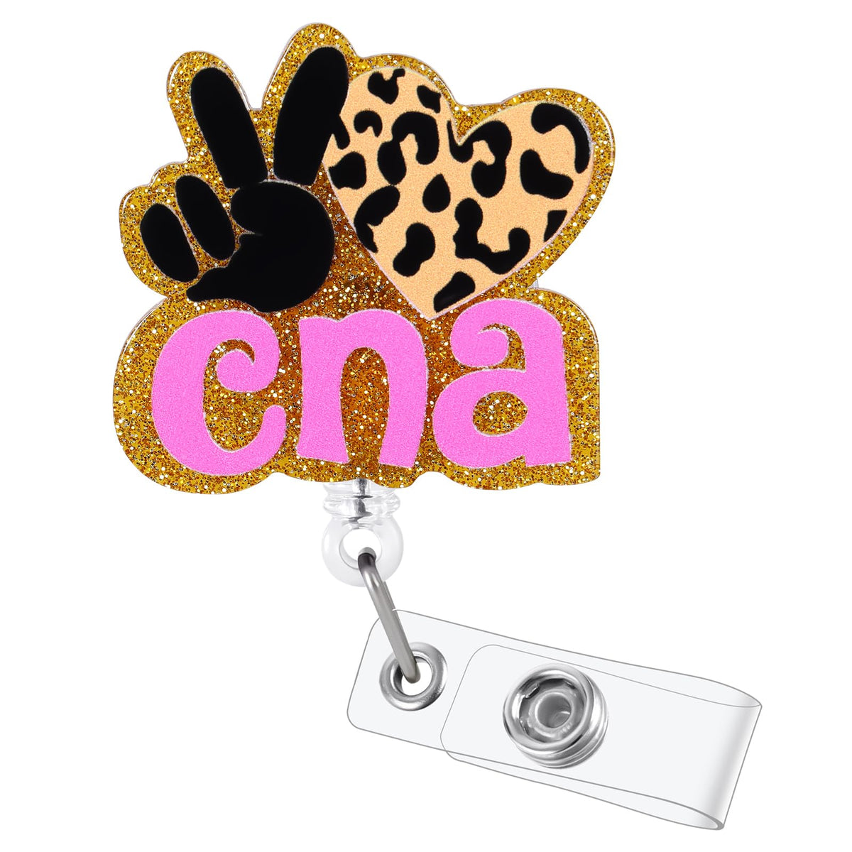 Funny Turtle Nurse Badge Reel, Cute Retractable Work Badge Holder