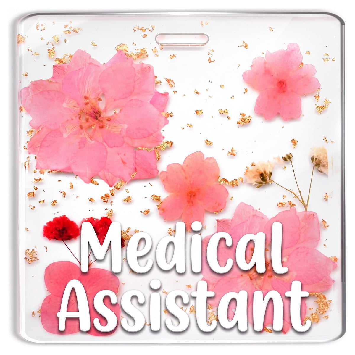 Custom Nurse Badge Personalized Name Pin, Purple, Nurse