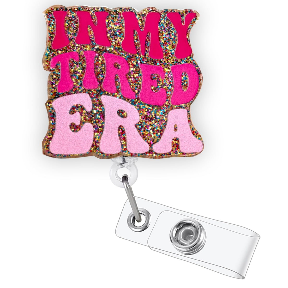 Sana Sana Colita De Rana Funny Badge Reel, Retractable RN Nurse ID Holder