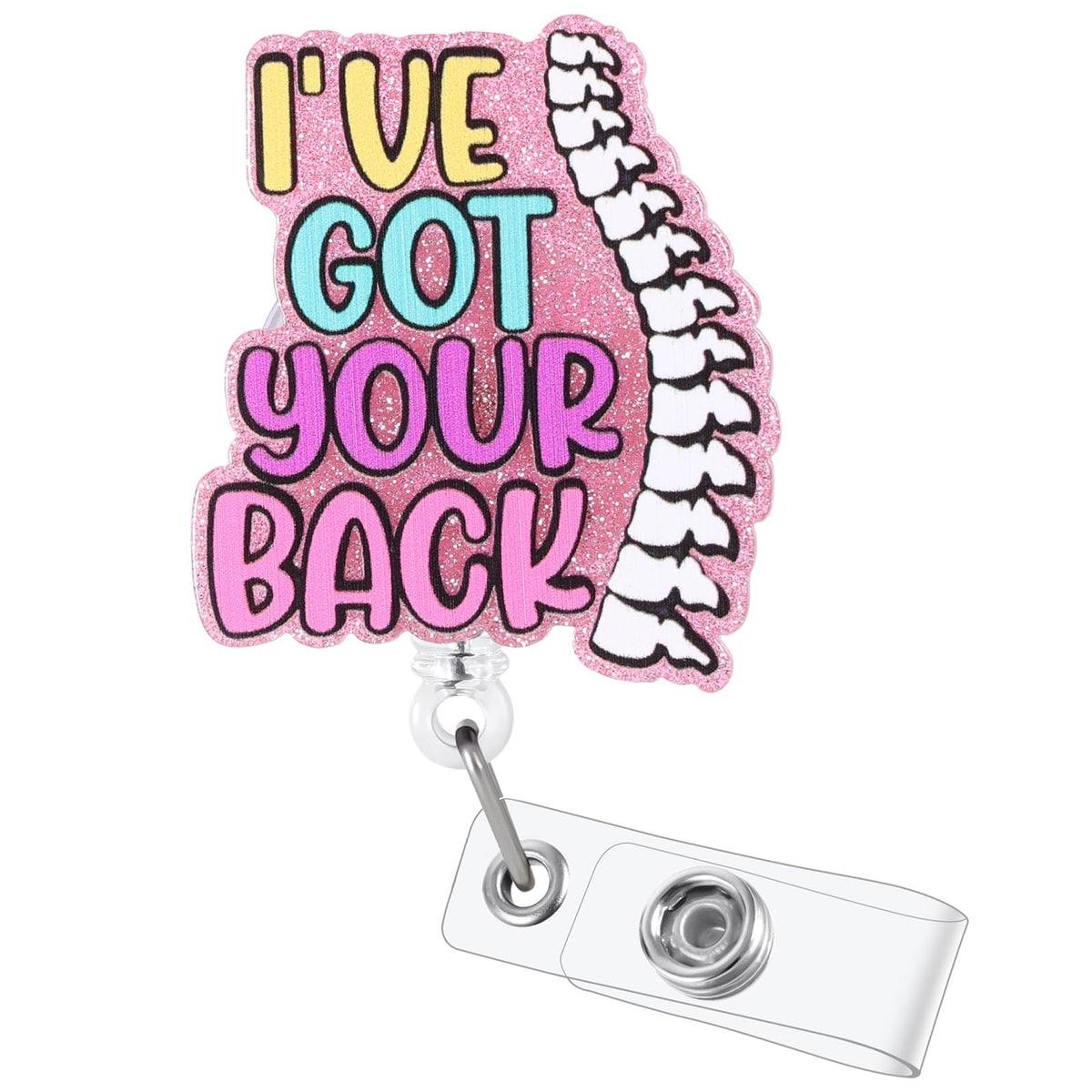 Funny Turtle Nurse Badge Reel, Cute Retractable Work Badge Holder