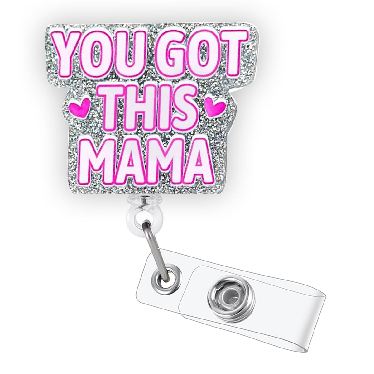 Sana Sana Colita De Rana Funny Badge Reel, Retractable RN Nurse ID Holder