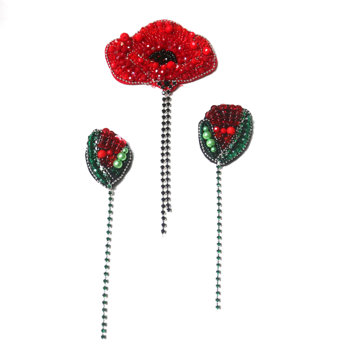 DIY 5pc/lot Handmade Sewing Flower Rhinestone Patches Beaded Embroidery Heart Patches for Clothes Applique parches Crafts Badges