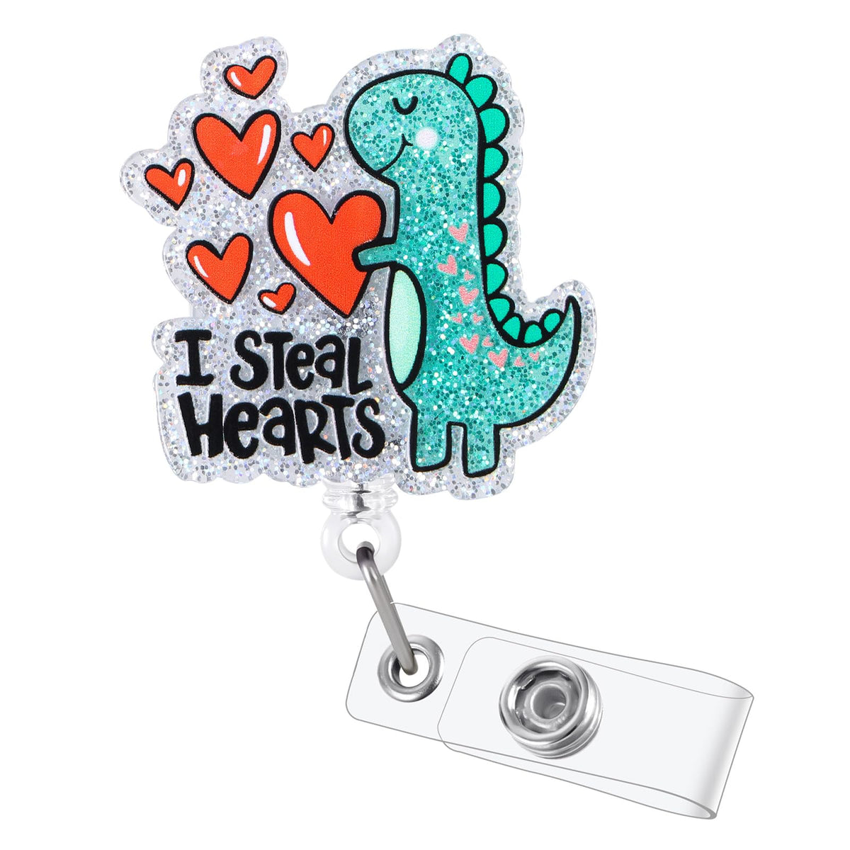 Funny Turtle Nurse Badge Reel, Cute Retractable Work Badge Holder