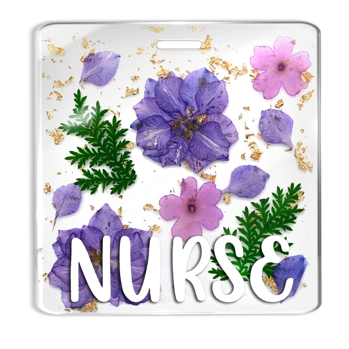 Custom Nurse Badge Personalized Name Pin, Pink, Student