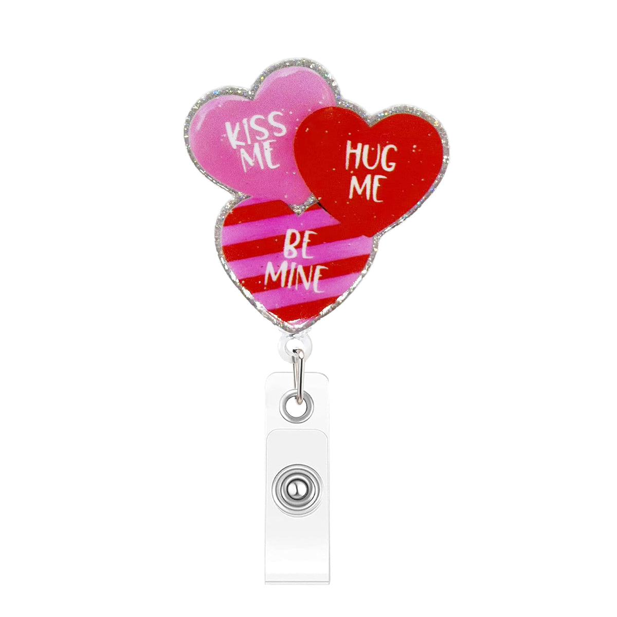 Retractable Badge Reel, Cute Badge Reels for Nurse Badge Holder with Alligator Clip for Doctor Teacher Shark