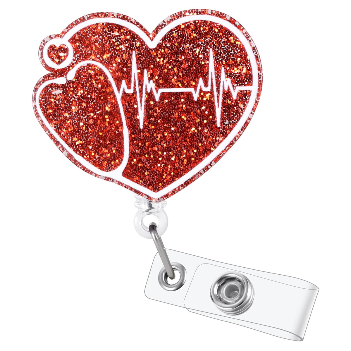 Sana Sana Colita De Rana Funny Badge Reel, Retractable RN Nurse ID Holder