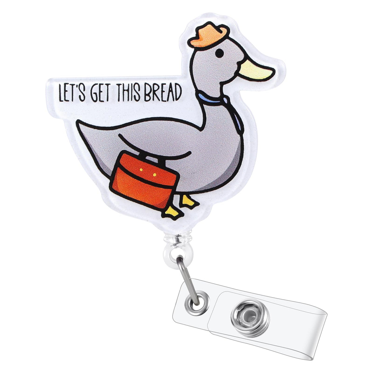 Sana Sana Colita De Rana Funny Badge Reel, Retractable RN Nurse ID Holder