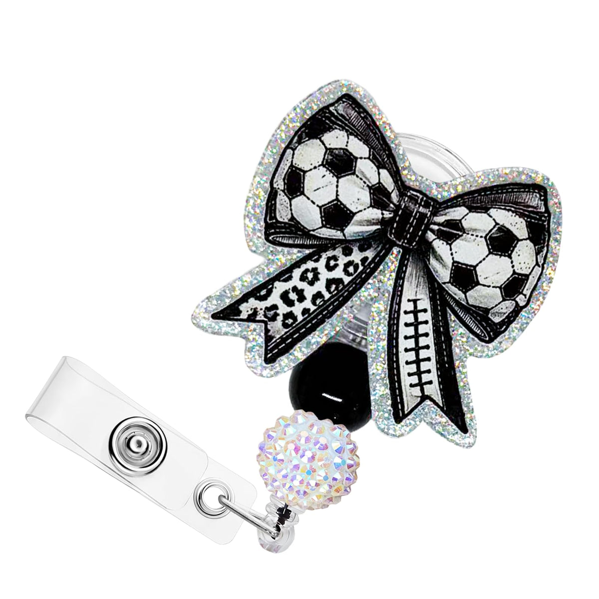 Yellow Sunflower Butterfly Badge Clip Cute Funny Badge Reels Retractable Name Badge Reel Glitter Badge Clip Summer Retractable Badge Holders Id Badge Reel for Nurse Doctor Student Office Gifts
