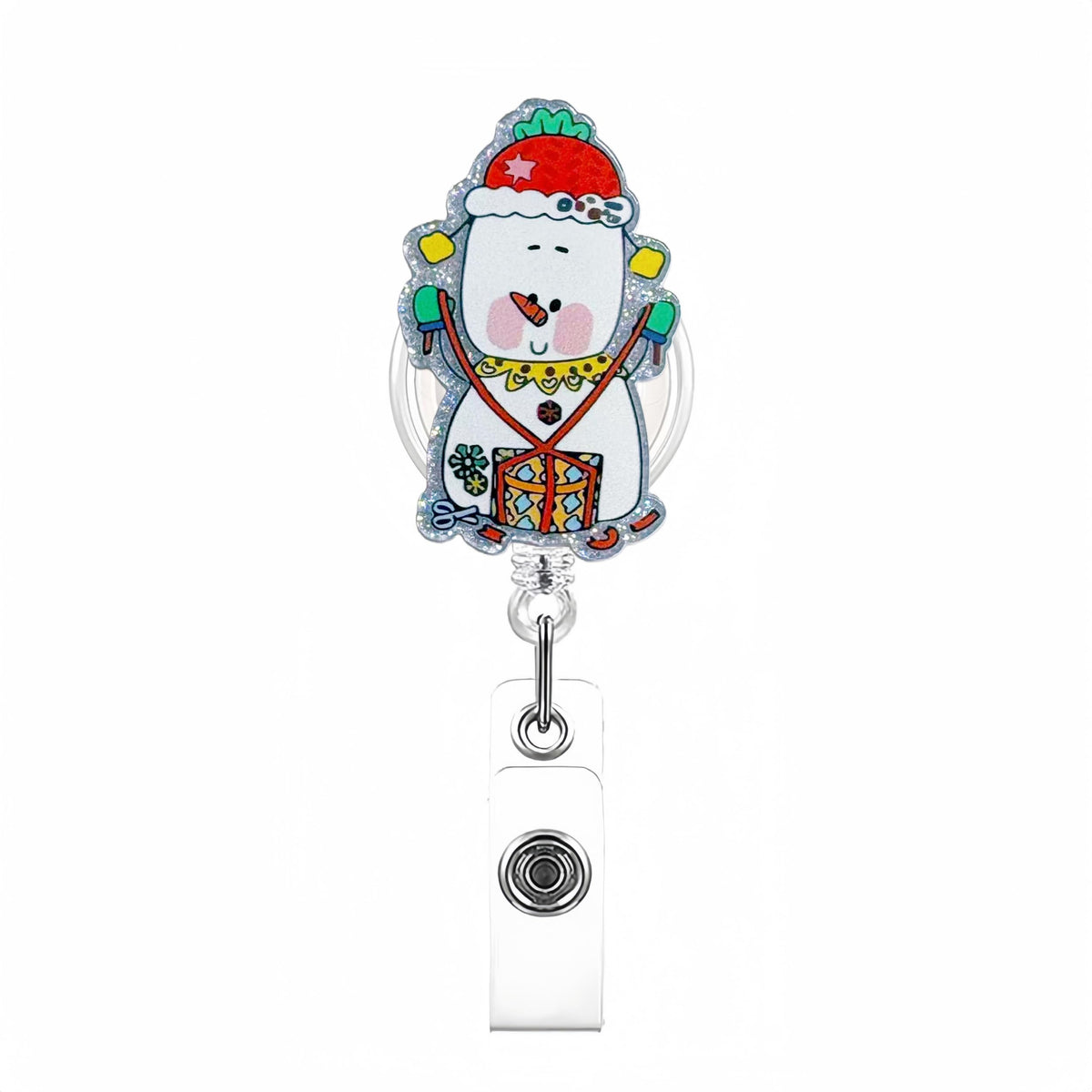 Retractable Badge Reel, Cute Badge Reels for Nurse Badge Holder with Alligator Clip for Doctor Teacher Shark
