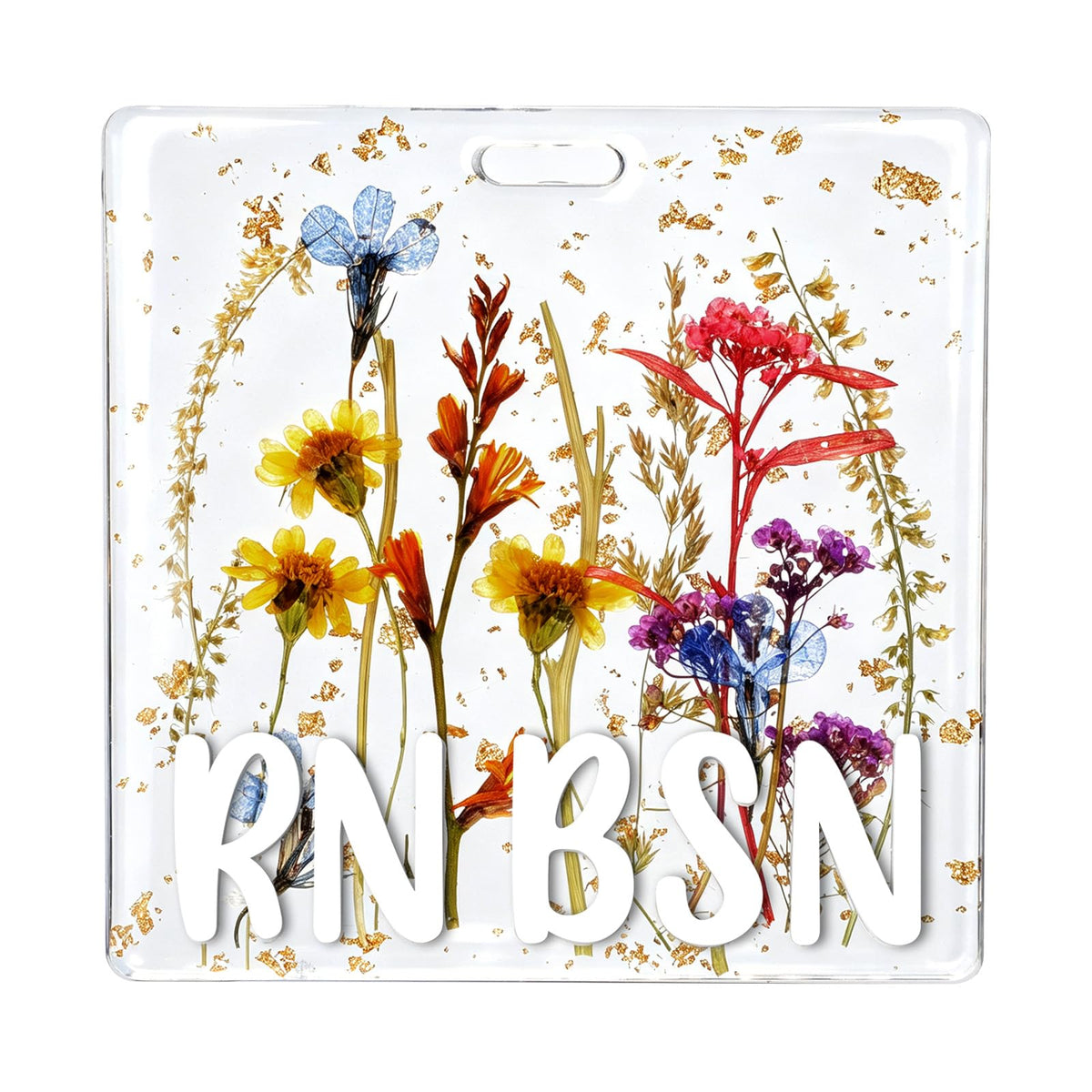 Custom Nurse Badge Personalized Name Pin, Purple, LPN