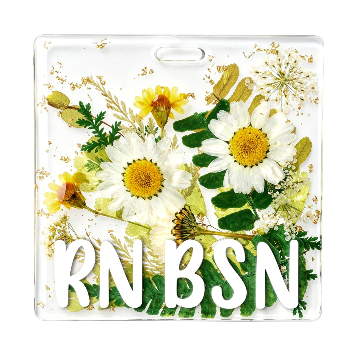 Custom Nurse Badge Personalized Name Pin, Red & Pink, Rn BSN